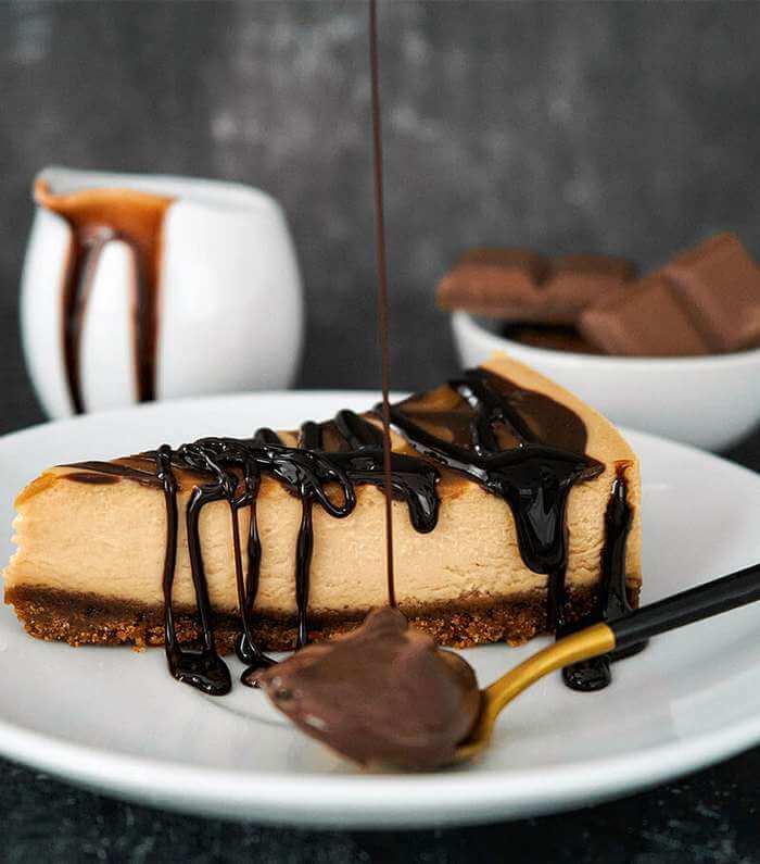 Chocolate & Caramel Cheesecake