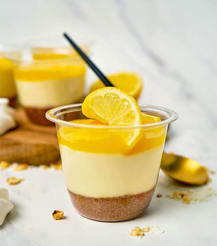 Exceptionally Exquisite Lemon Cheesecake Pots