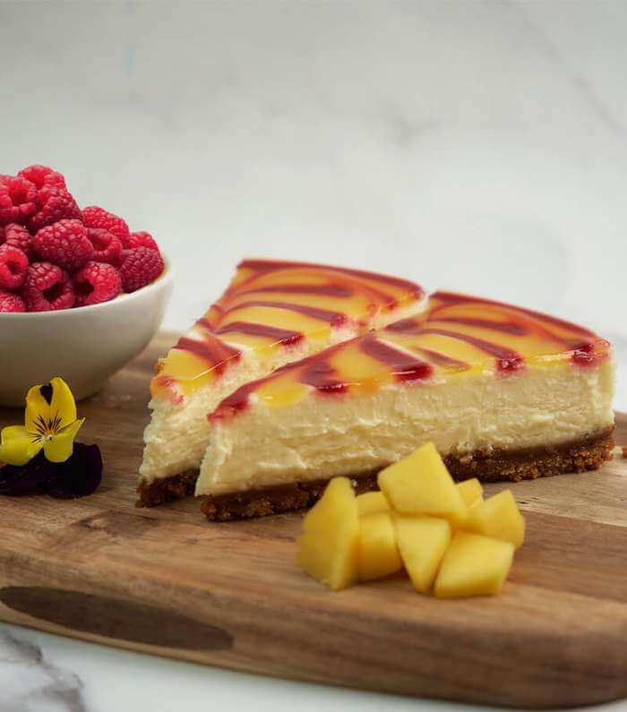 Lemon & Raspberry Cheesecake